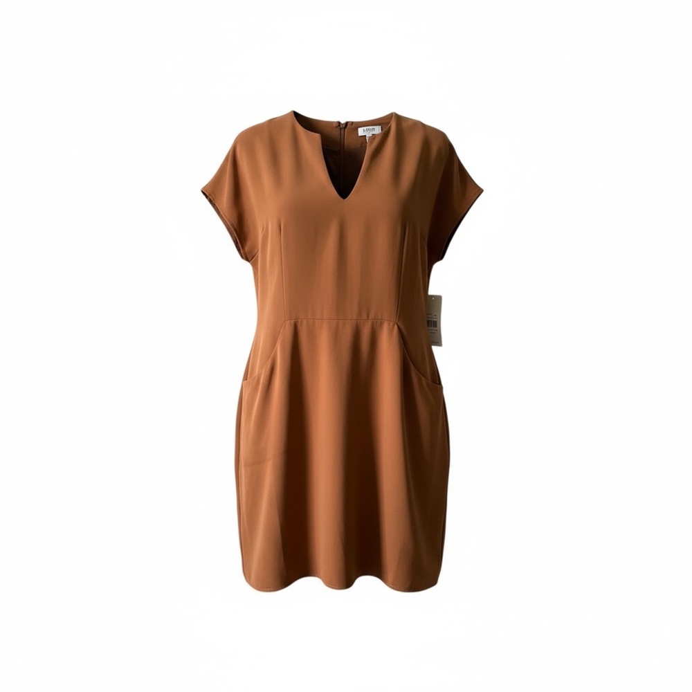 Tobi Warm Brown Mini Dress